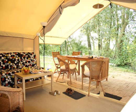 Berny Riviere, La Croix Du Vieux Pont, Campsite, Paris, Safari Tent