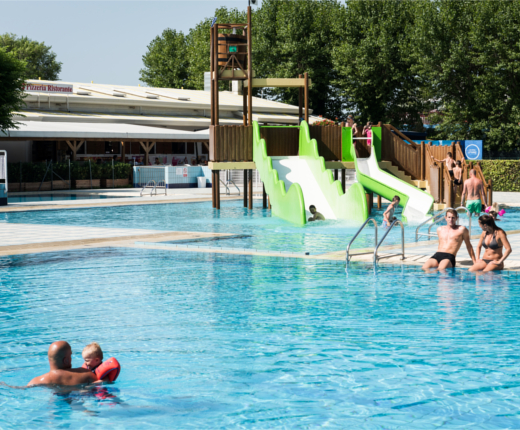 camping casavio waterslide